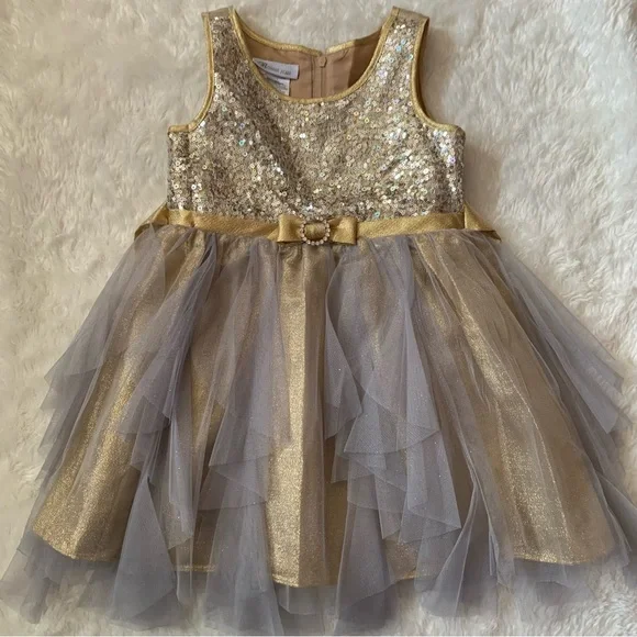 Bonnie Jean | Dresses | Gold Dress For Girls | Poshmark